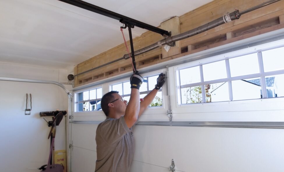Professional garage door spring repair services in Columbus, Ohio - ensuring safe and reliable operation for residential and commercial garage doors.